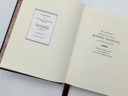 The Evolution Of Modern Medicine by Sir William Osler (Hardcover, 1982) Medicine by Sir William Osler