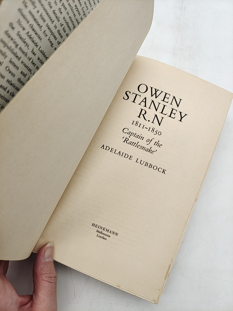 Owen Stanley R.N. 1811-1850 Rattlesnake Captain, Aboriginal Initiation,Scarific… by Adelaide Lubbock