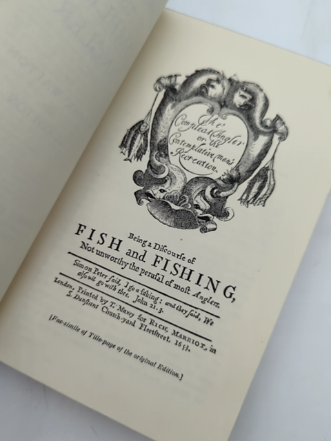 The Compleat Angler by C Cotton Izaak Walton (Leather, 1909) Natural History by C Cotton Izaak Walton