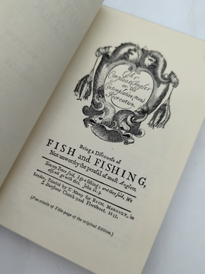 The Compleat Angler by C Cotton Izaak Walton (Leather, 1909) Natural History by C Cotton Izaak Walton