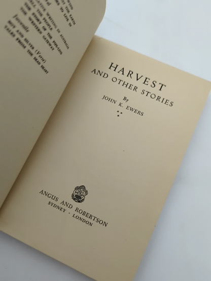 Harvest And Other Stories by John K Ewers (Hardcover, 1949) by John K Ewers