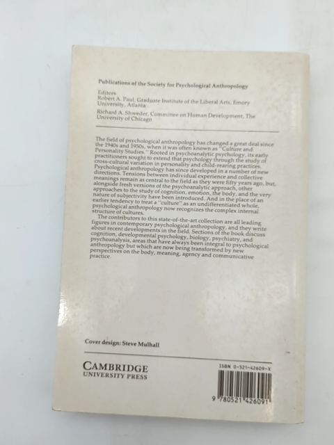 New Directions In Psychological Anthropology, Geoffrey M. White Theodore Schwar by Daniel Fessler