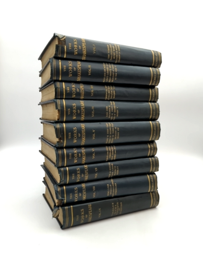 The Works Of William Shakespeare 1893 Complete 9 Vol Set Aldis Wright Macmillan by William Shakespeare