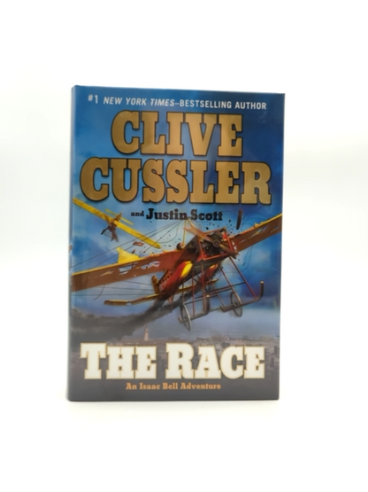 The Race by Clive Cussler & Justin Scott (Hardcover, 2011) 1st Edition Signed by Clive Cussler & Justin Scott