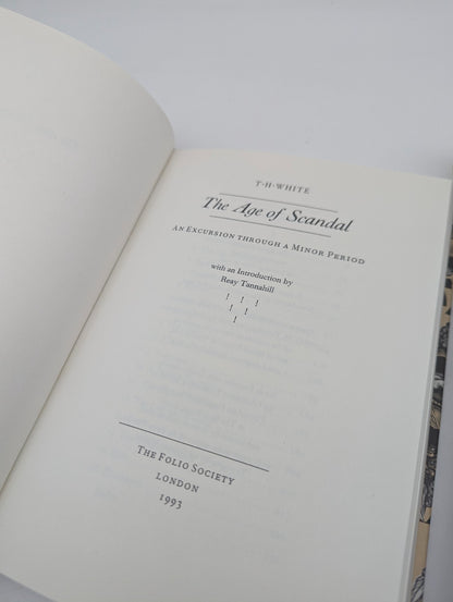 T. H. White: The Age of Scandal Folio Society 18th century literature, biography by T. H. White