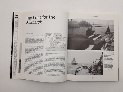 2 WWII Naval Battles: Hunt the Bismarck & Battle of Coral Sea (Hardcover 2007) by Chris Henry, Angus Konstam