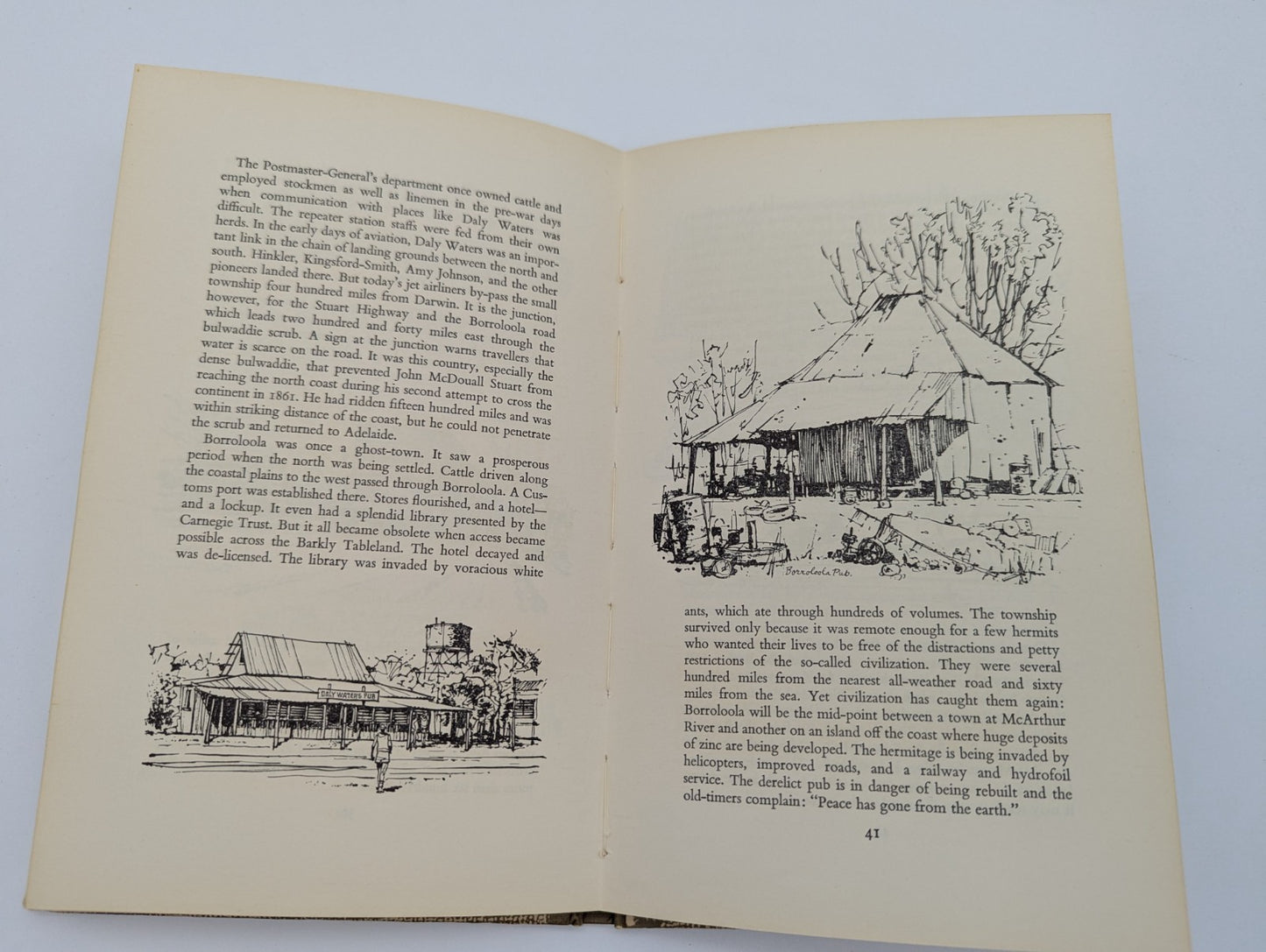 Northern Territory Sketchbook by Douglas Lockwood & Ainslie Roberts 1st Ed 1968 by "Douglas Lockwood Ainslie Roberts"