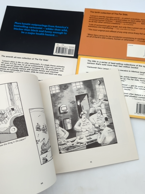 Gary Larson Bundle 5x Far Side Books: The Chickens are Restless; Beyond… by Gary Larson