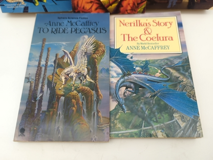 Anne McCaffrey Paperback Bundle 5x Vintage paperback books The Rowan, ACE BAEN by Anne McCaffrey