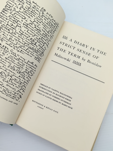 Diary In The Strict Sense Of The Term by Bronislaw Makinowski (Hardcover, 1967) by Bronislaw Makinowski