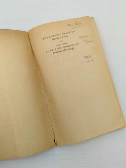 Tacitus On Britain And Germany by H Mattingly (Paperback, 1948) by H Mattingly