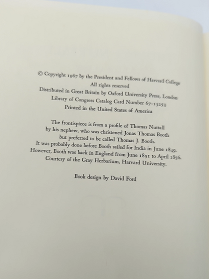 Thomas Nuttall Naturalist Explorations In America by Jeannette E Graustein by Jeannette E Graustein