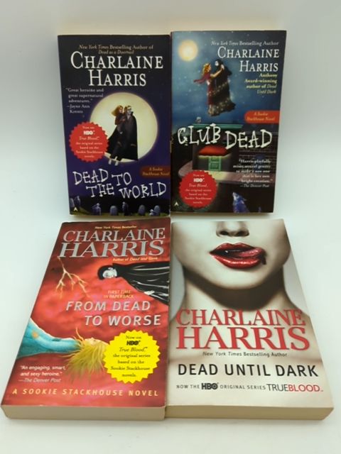 4x Charlaine Harris Paperback Bundle: Dead to the World; Club Dead; From Dead t… by Charlaine Harris