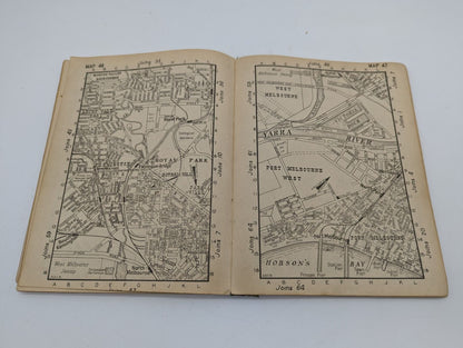 Rare & Early Melbourne Street Directory 1942 , H.E.C. Robinson (Gregory's) by H.E.C. Robinson