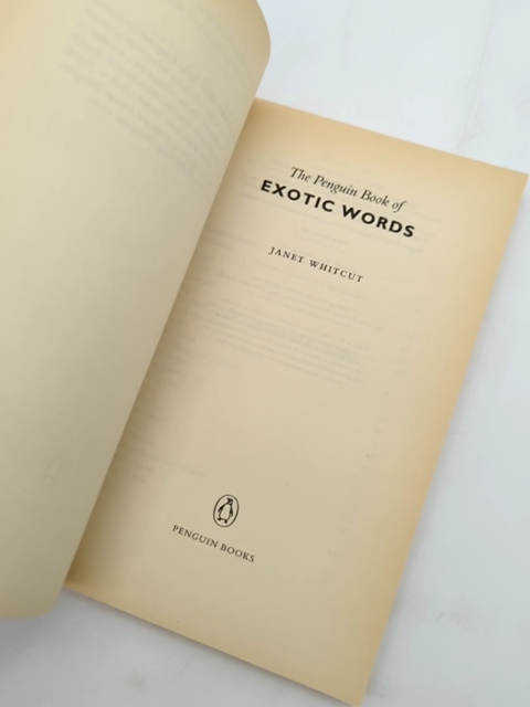 The Penguin Book Of Exotic Words by Janet Whitcut (Paperback, 1996) Anthology by Janet Whitcut