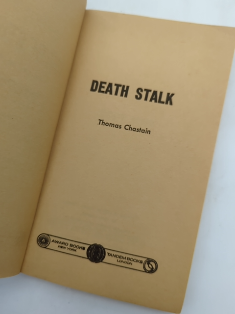 Death Stalk by Thomas Stalk (Paperback, 1971) Terror, Suspense & Violence by Thomas Stalk