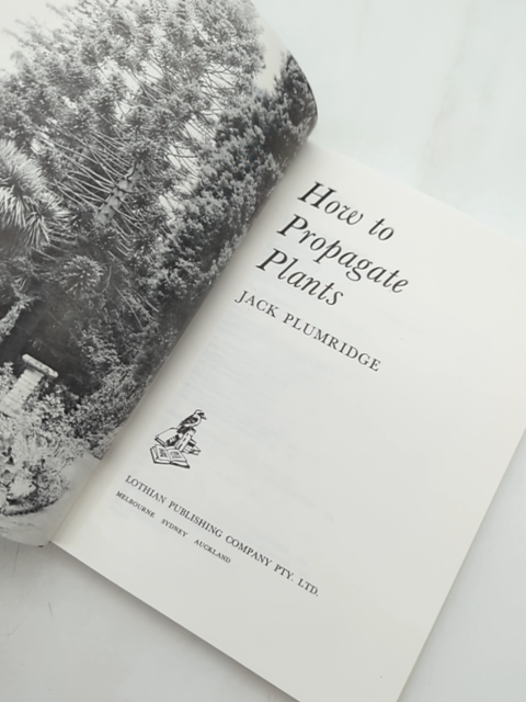 How To Propagate Plants by Jack Plumridge (Hardcover, 1976) Botany by Jack Plumridge