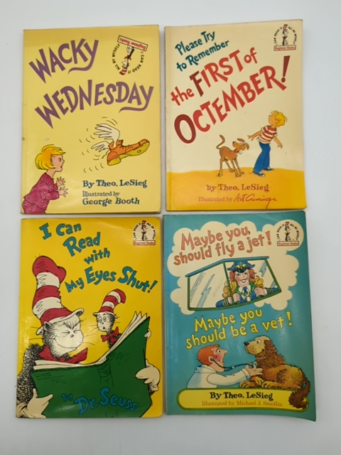 Dr Seuss & Theo Lesieg Paperback Bundle 4x Paperback Books, all First Edition… by "Dr Seuss Theo Lesieg"