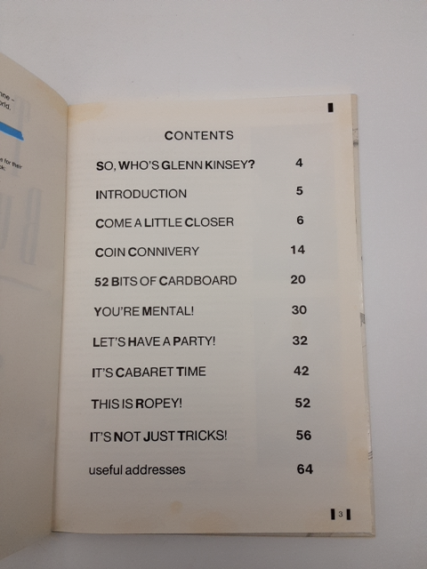 Tricky Business by Glenn Kinsey (Hardcover, 1990), Magic Tricks by Glenn Kinsey