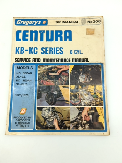KB-KC Series 6 Cyclinder Service and Maintenance Manual by Gregory's (Book) by Gregory'S