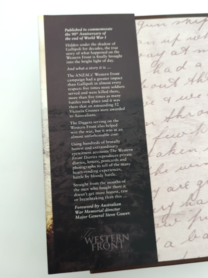 The Western Front Diaries The Anzacs' Own Story, Battle By Battle, Jonathan King by Jonathan King