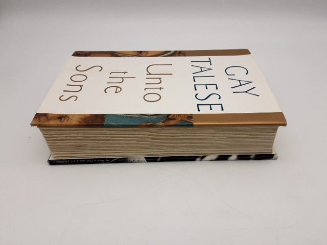 Unto the Sons by Gay Talese (Hardcover, 1992) 1st Edition Signed by Gay Talese