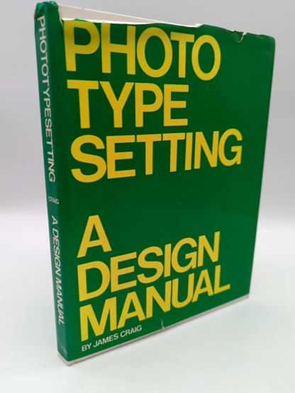 Phototypesetting: A design manual by James Craig (Hardcover, 1978) 0273012800 by James Craig