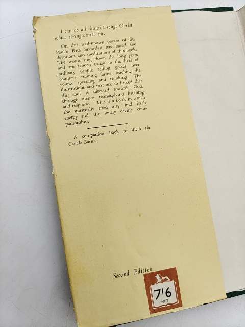 Today: A Book of Devotions by Rita F. Snowden (Hardcover, 1952) by Rita F. Snowden
