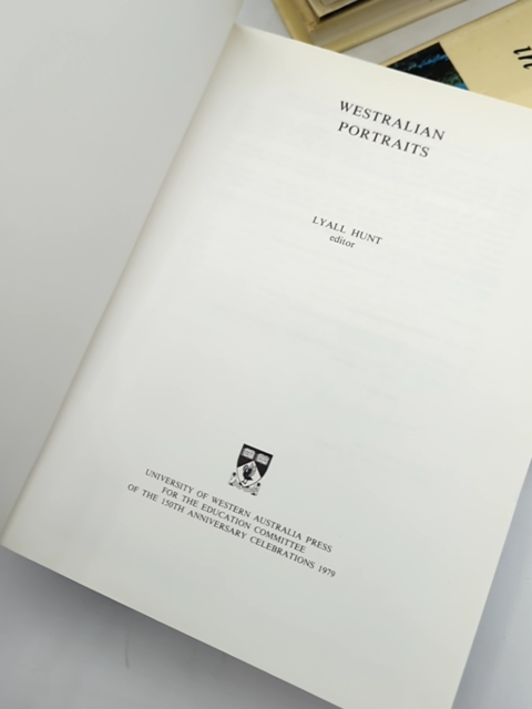 Western Australia 150th Anniversary, UWA, Local History 1979, 10 Hardcover Books by University Of Western Australia 10 Book Bundle