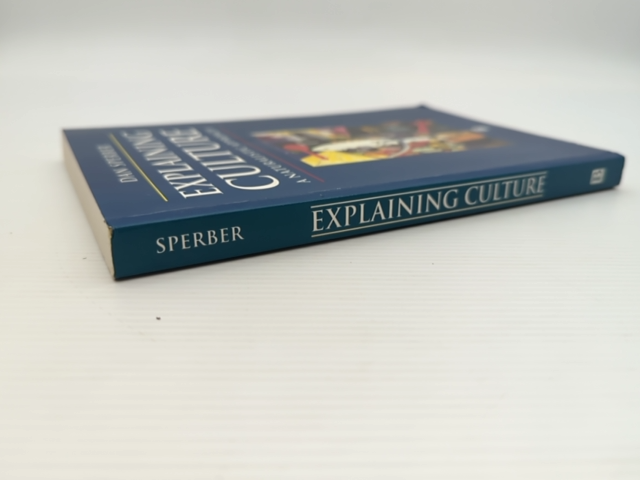 Explaining Culture Naturalistic Approach by Dan Sperber, Anthropology by Dan Sperber