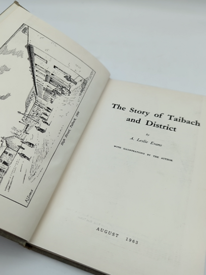 The Story of Taibach & District by A Leslie Evans (Hardcover 1963) 1st Ed Signed by A Leslie Evans
