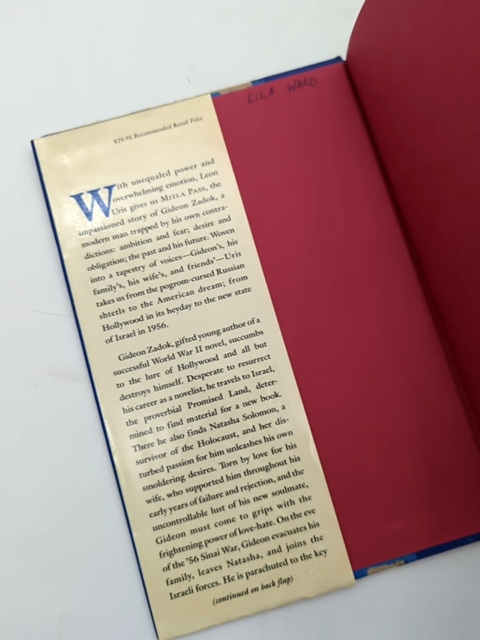 Mitla Pass by Leon Uris (Hardcover, 1988) by Ross R. Pelton