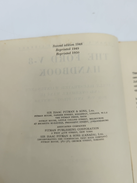 The Ford V-8 Handbook by Staton Abbey (Hardcover, 1950) Reference by Staton Abbey
