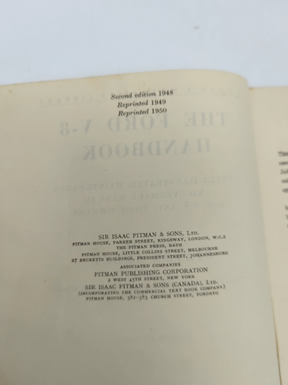 The Ford V-8 Handbook by Staton Abbey (Hardcover, 1950) Reference by Staton Abbey