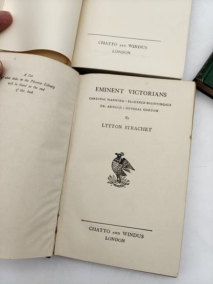 Lytton Strachey Bundle x3:  Eminent Victorians; Queen Victoria; Elizabeth… by Lytton Strachey