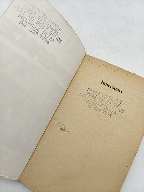 Steven Spielberg Presents Innerspace by Nathan Elliott, Vintage Paperback Sci-Fi by Steven Spielberg, Nathan Elliott