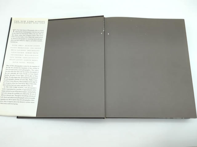 The New York School: Photographs, 1936-1963 by Jane Livingston Coffee Table Book by Jane Livingston