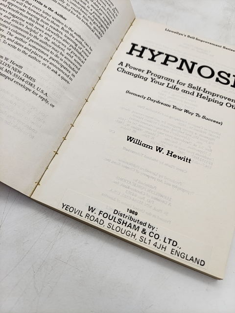 Hypnosis by William W. Hewitt (Paperback, 1989) Power Program Self-Improvement by William W. Hewitt
