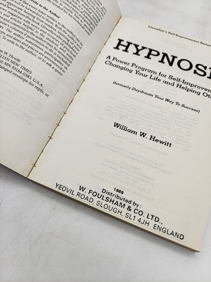 Hypnosis by William W. Hewitt (Paperback, 1989) Power Program Self-Improvement by William W. Hewitt