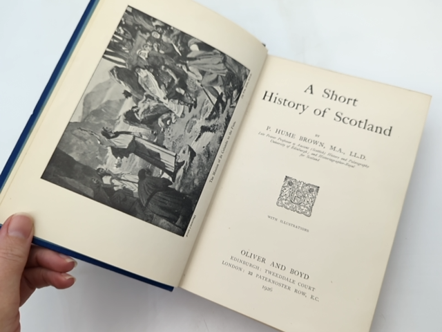 Short History Of Scotland by P Hume Brown (Hardcover, 1926) by P Hume Brown