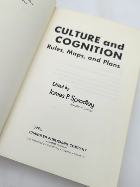 Cultures Of The North Pacific Coast by Philip Drucker, Anthropology by James P. Spradley