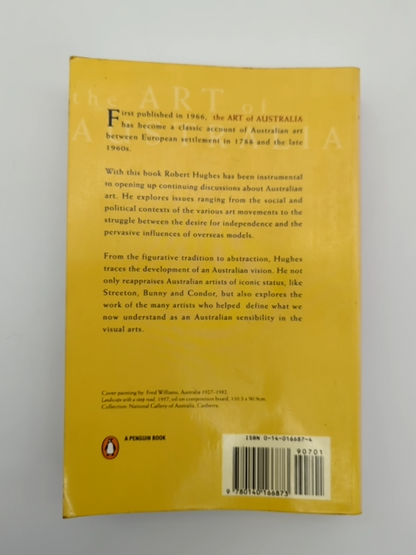Art Of Australia by Robert Huges (Paperback, 1998) Art History by Robert Huges