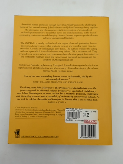Prehistory Of Australia by Derek John Mulvaney, Australian History by John Mulvaney