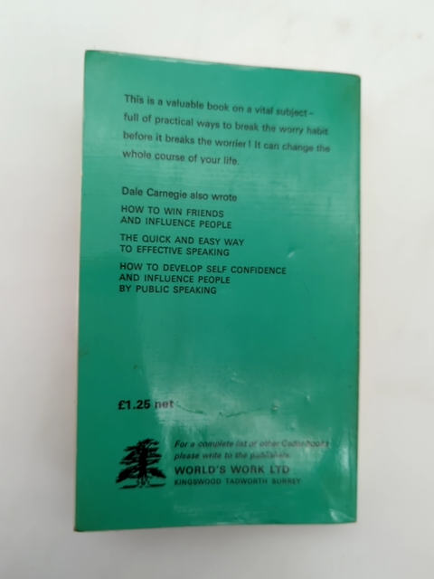How To Stop Worrying And Start Living by Dale Carnegie (paperback 1977) by Dale Carnegie