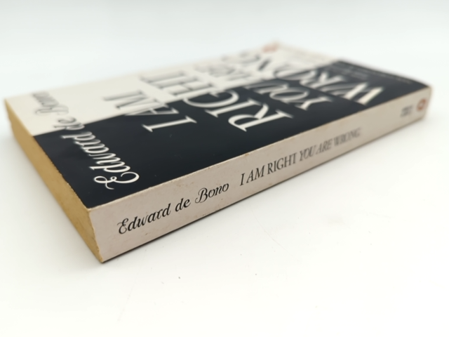 I Am Right You Are Wrong by Edward De Bono (Paperback 1992) Logic Self Help Book by Edward De Bono