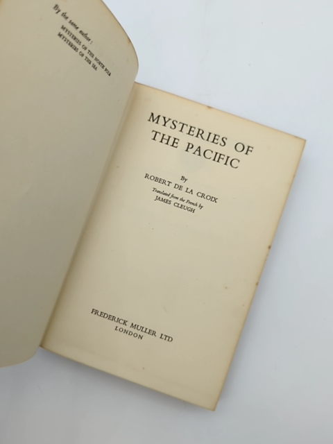 Mysteries Of The Pacific by Robert de la Croix (Hardcover, 1957) by Robert De La Croix