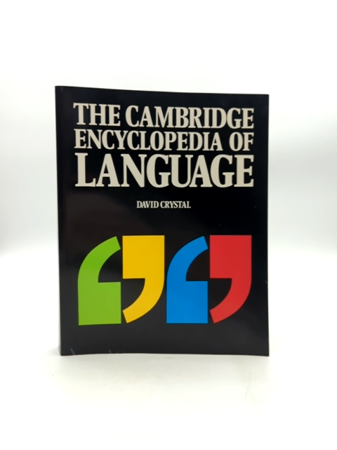 The Cambridge Encyclopedia Of Language by David Crystal, Linguistics Books by David Crystal