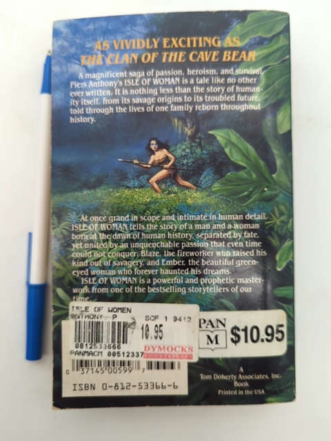 Isle of Woman by Piers Anthony (Paperback, 1994) Fantasy Sci-Fi by Piers Anthony