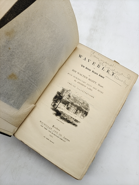 Waverley Novels by Andrew Lang (Cloth, 1901) Literature & Fiction by Andrew Lang