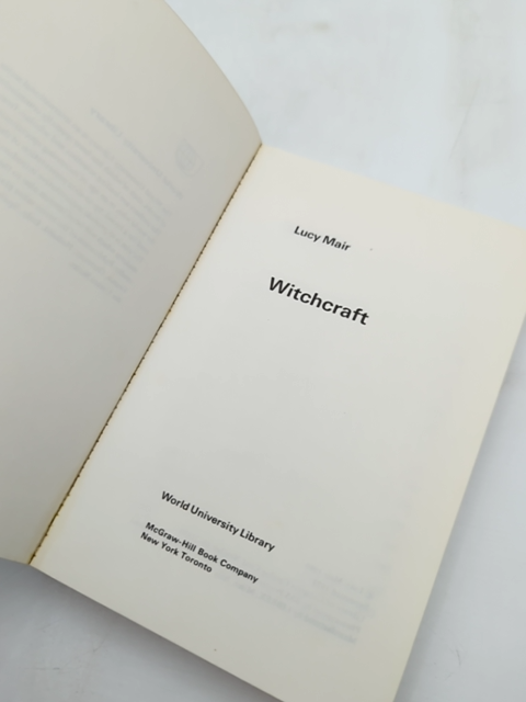 Witchcraft by Lucy Mair (Paperback, 1973) by Lucy Mair